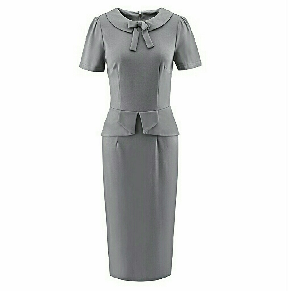 Bow pencil dress